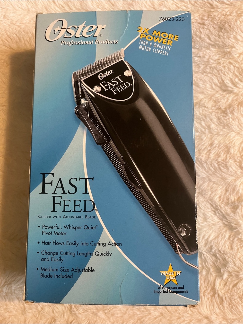 Oster Fast Feed Hair Clipper – Black